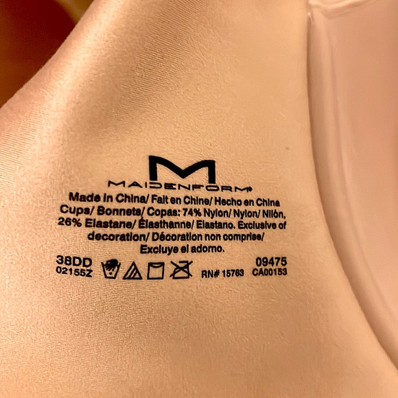🌸🌸NWTMaidenformSmoothLUXE Extra Coverage.Lift&Tshirt Bra. Padded.Underwire38DD - Picture 8 of 8